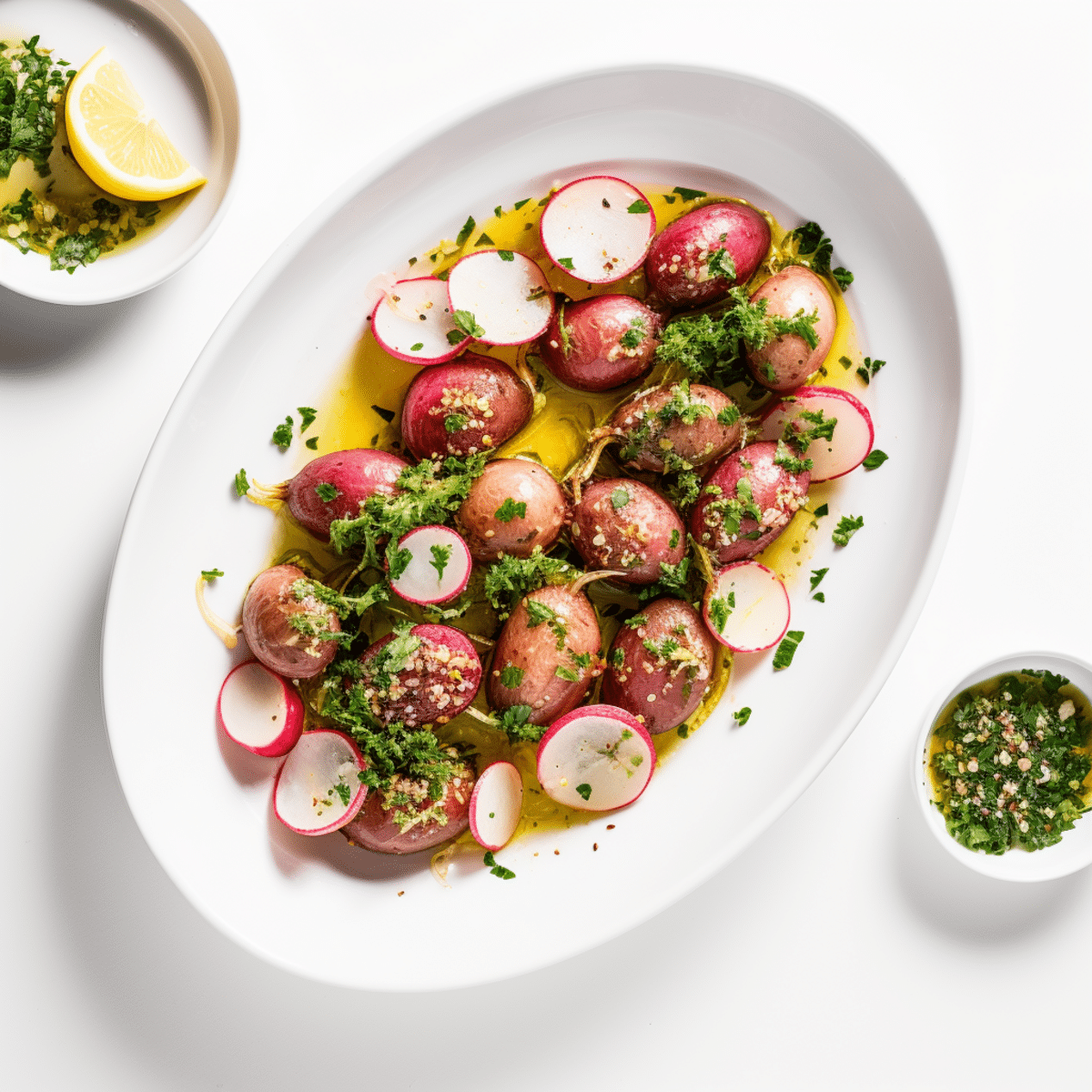 Keto Roasted Radishes with Brown Butter Sauce_001