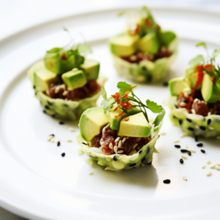 Keto Tuna Tartare in Cucumber Cups_001