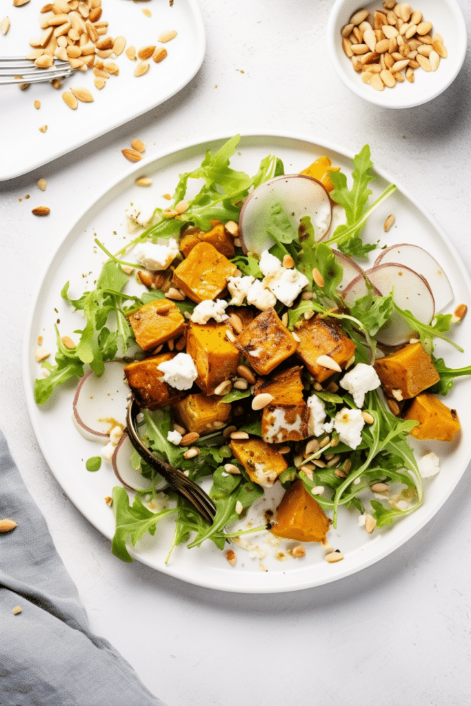 Low Carb Spiced Pumpkin and Feta Salad_001