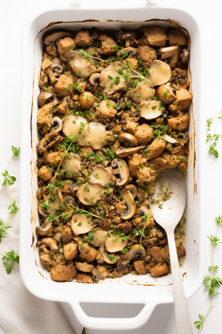 Porcini Mushroom and Thyme Keto Stuffing_001