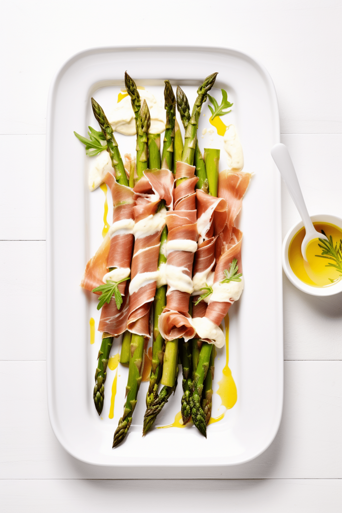 Prosciutto-Wrapped Asparagus with Hollandaise Sauce_001