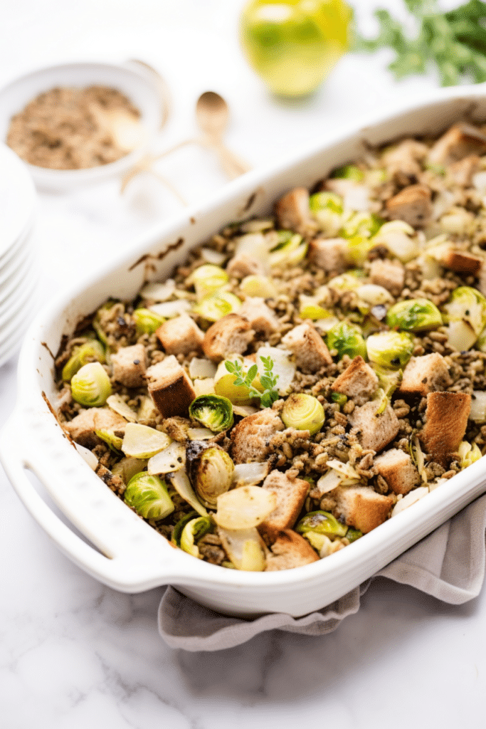 Sausage and Herb Keto Stuffing_001