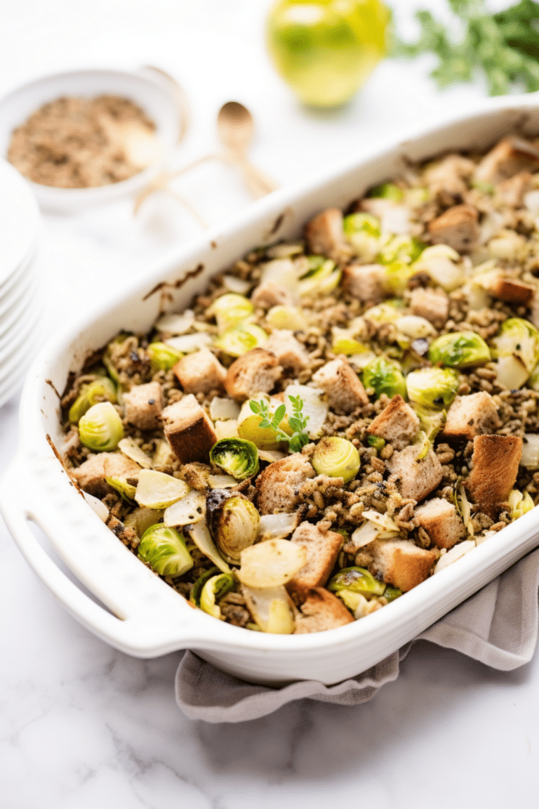 Sausage and Herb Keto Stuffing_001