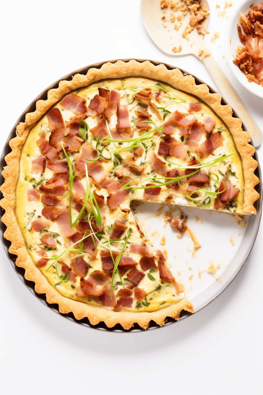 Bacon and Gruyère Keto Quiche