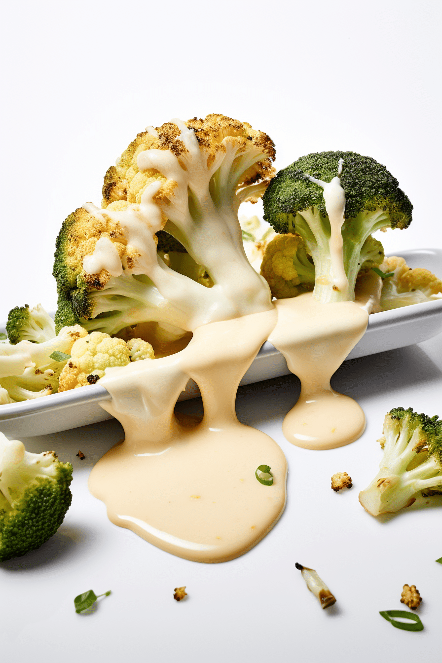 Ingredients for Cheesy Cauliflower and Broccoli Bake
