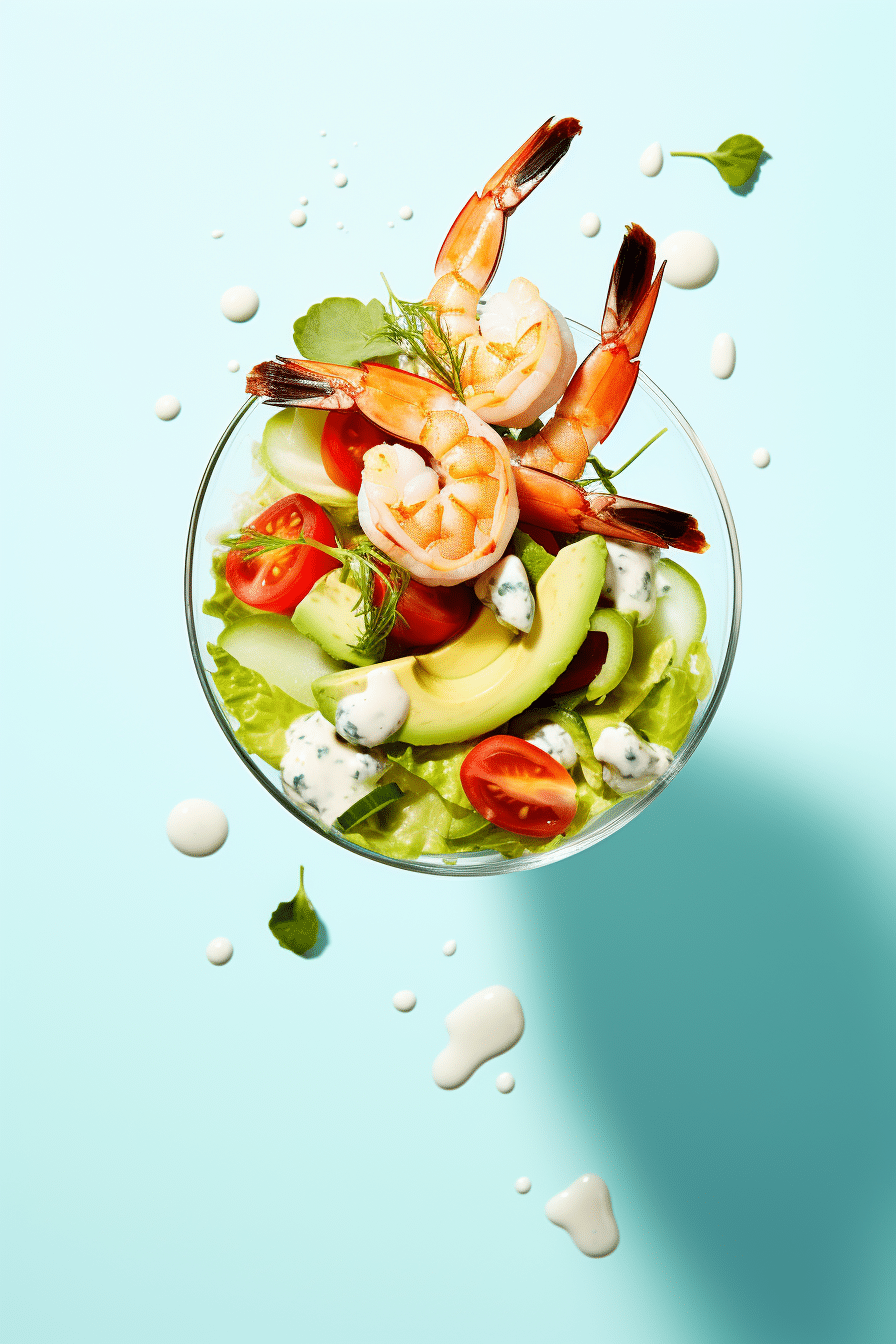 Keto Avocado and Shrimp Cocktail