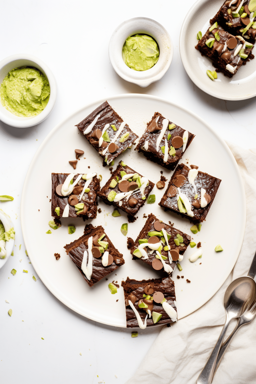 Keto Brownies Ready to Serve