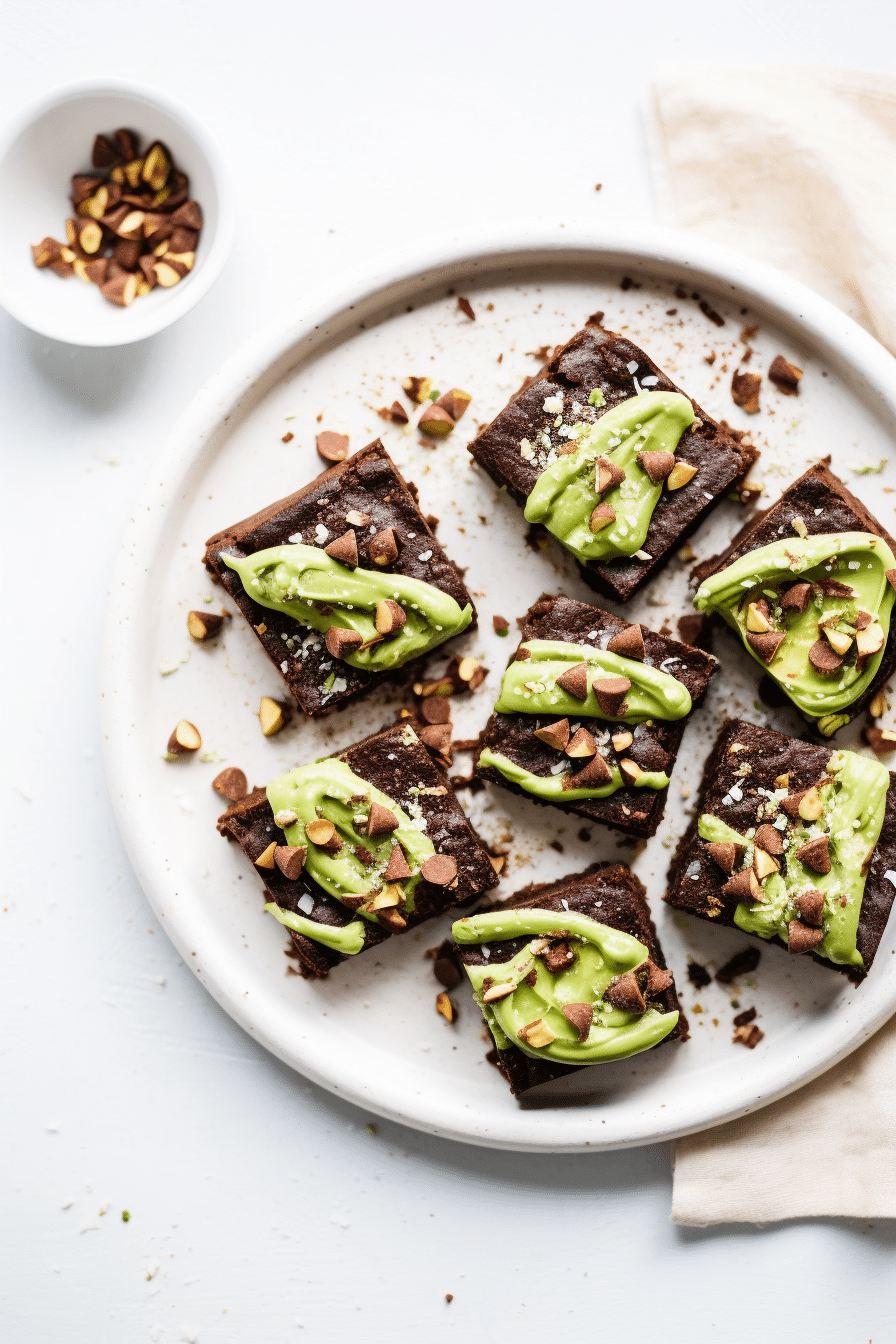Keto Avocado and Tahini Brownies