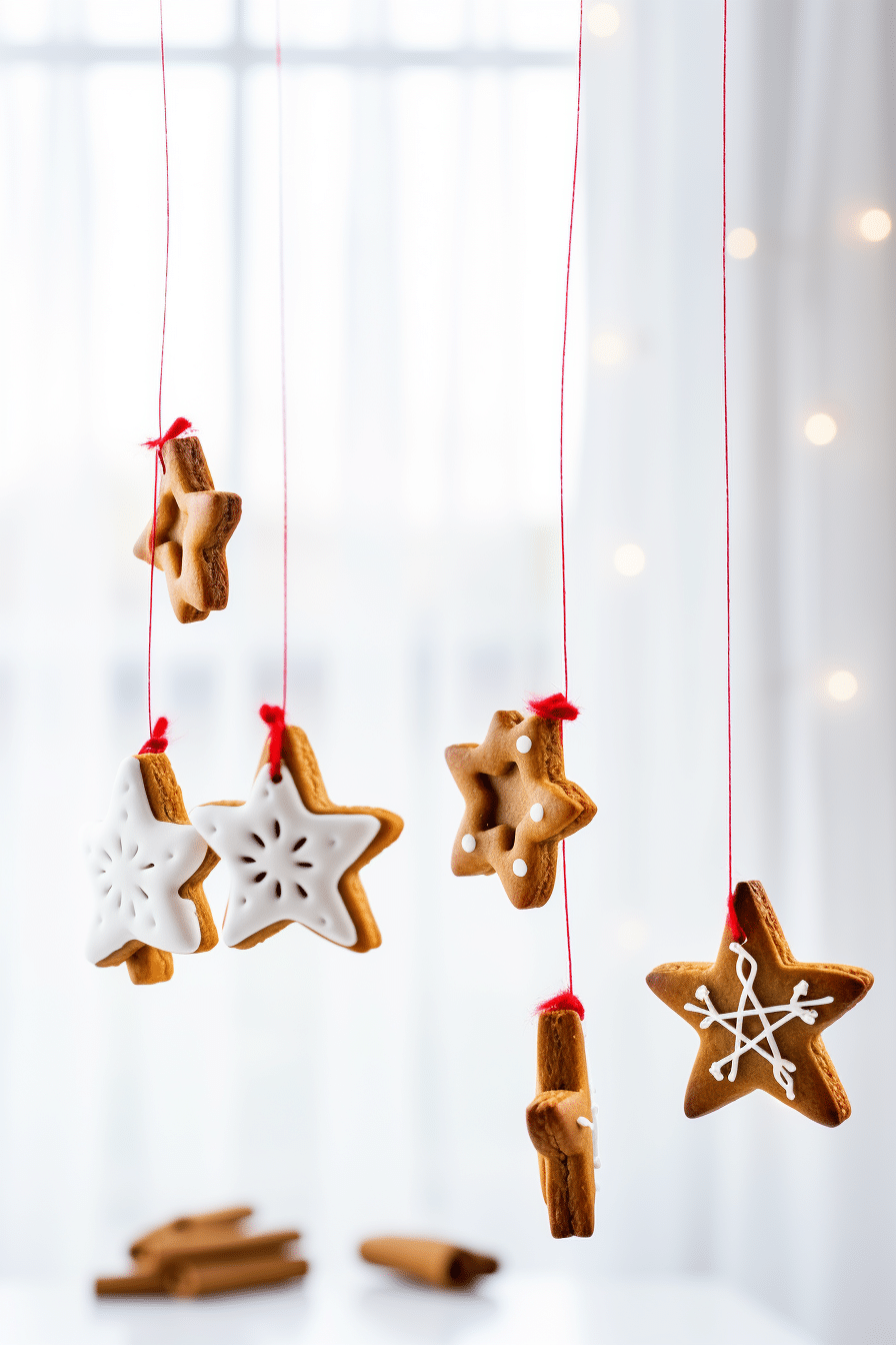 Keto Baked Christmas Tree Decorations