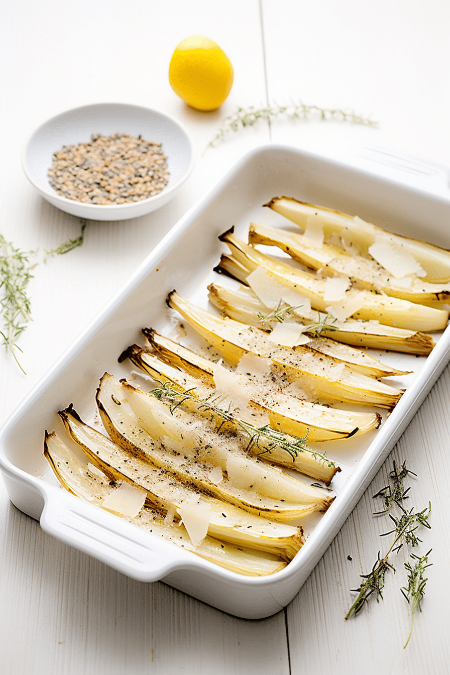 Keto Baked Fennel with Parmesan and Thyme