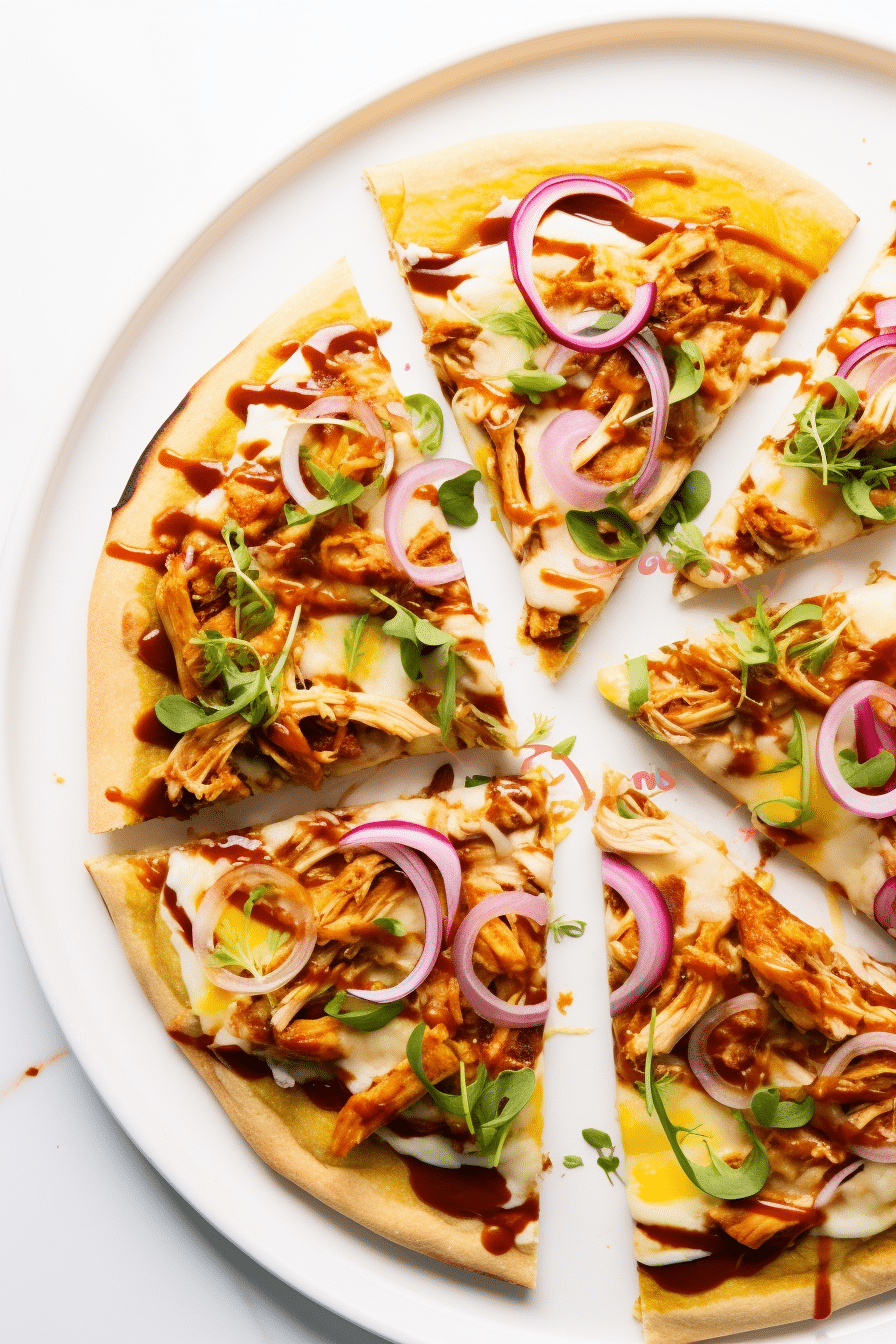Keto BBQ Chicken Pizza Ready to Serve