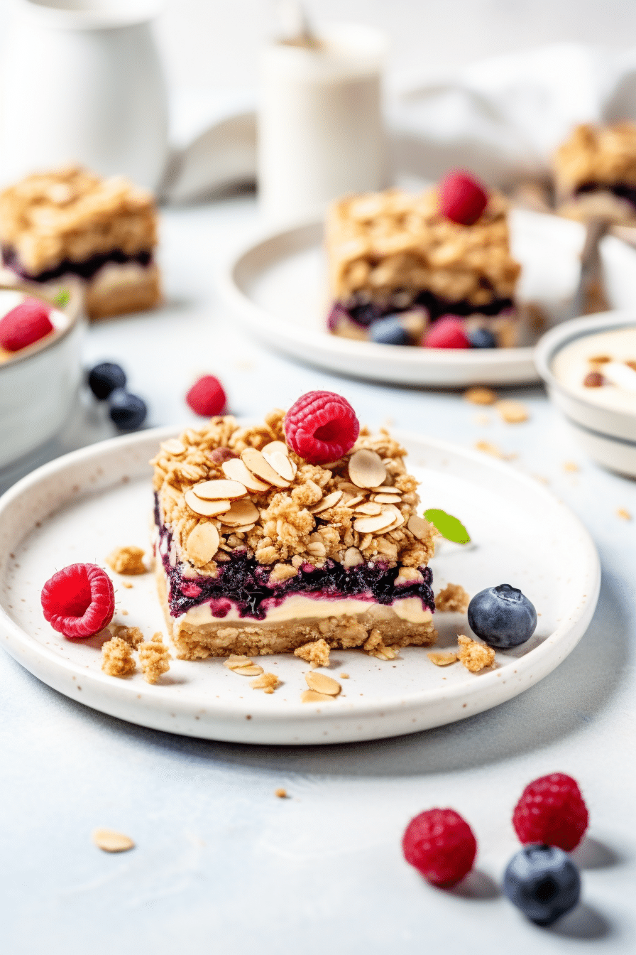 Keto Berry Crumble Bars