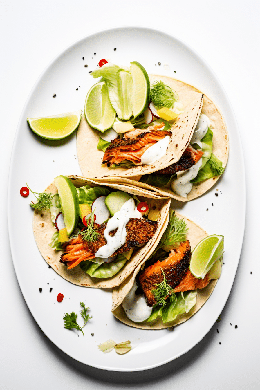 Keto Blackened Salmon Tacos