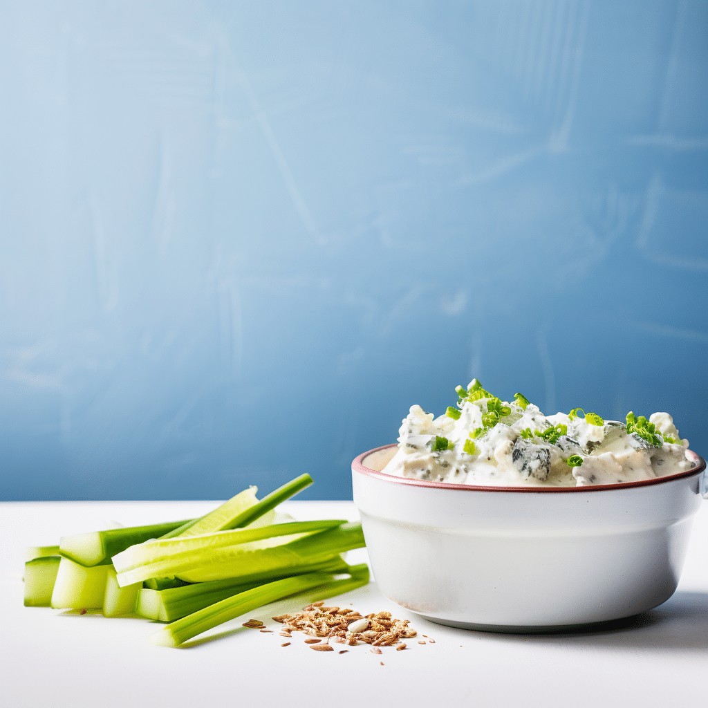 Keto Blue Cheese Dip Preparation