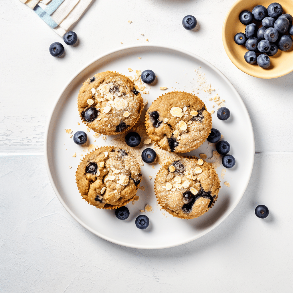 Ingredients for Keto Blueberry Muffins