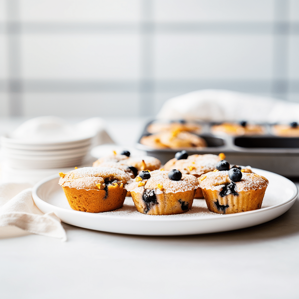 Keto Blueberry Muffins Ready to Eat