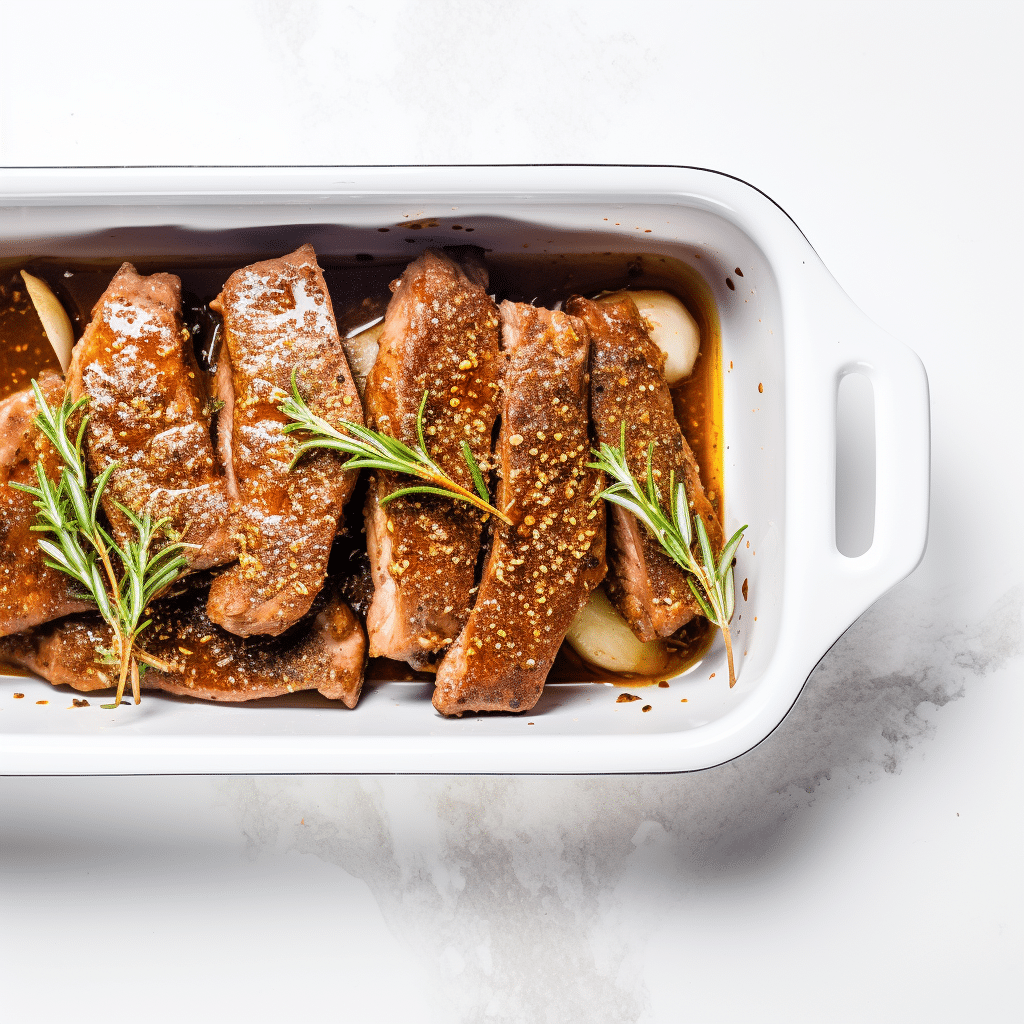 Keto Ribs Ready to Serve