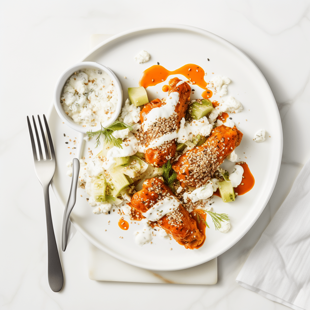 Keto Buffalo Wings with Sauce