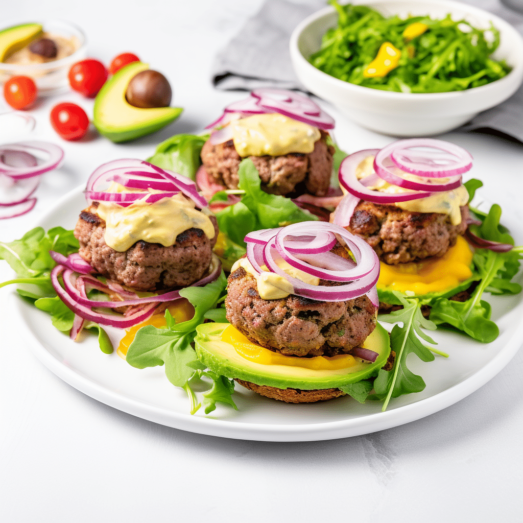 Cooking Keto Bun-less Burgers