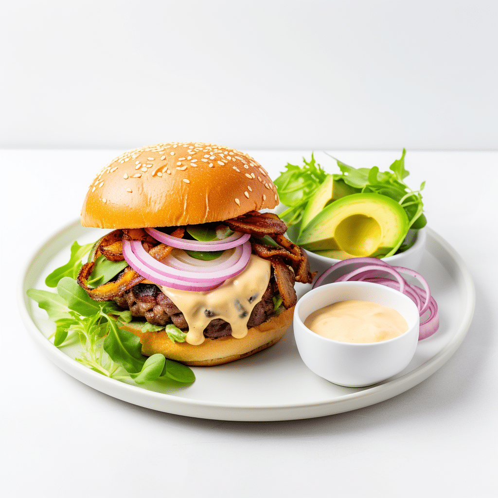 Keto Burger Preparation