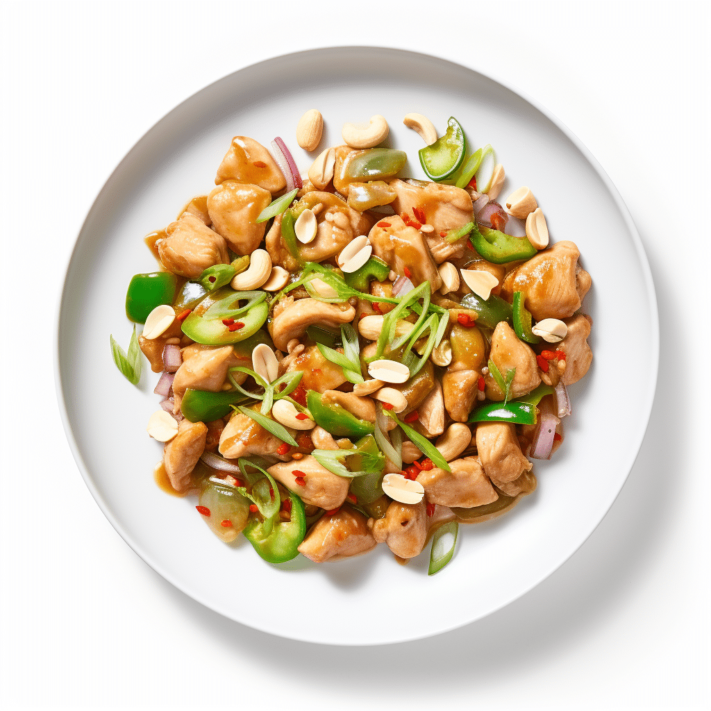 Keto Cashew Chicken Stir Fry in the Making