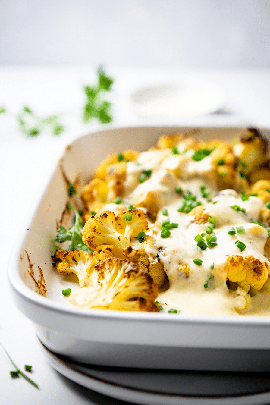 Creamy Keto Cauliflower Gratin