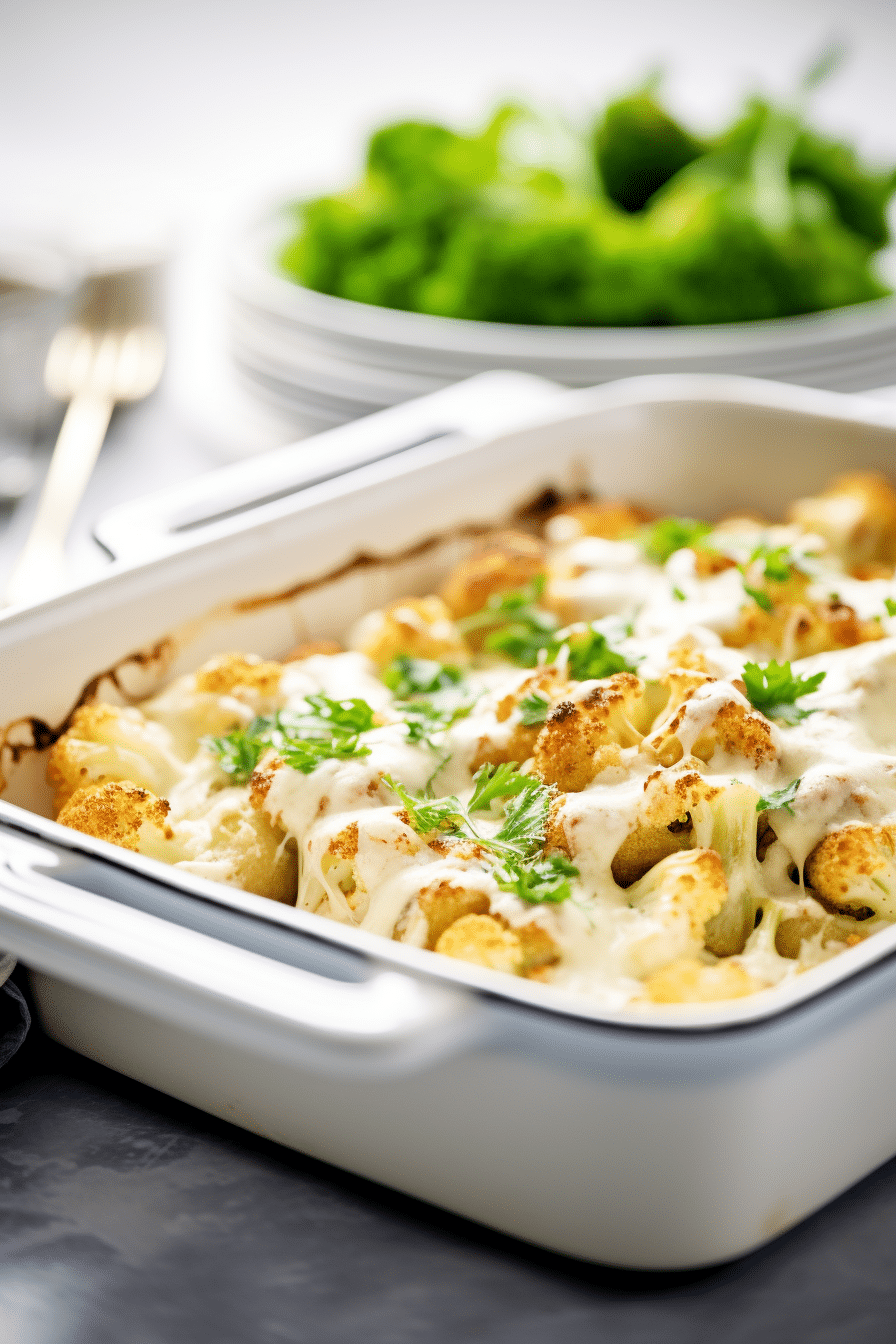 Keto Cauliflower Gratin