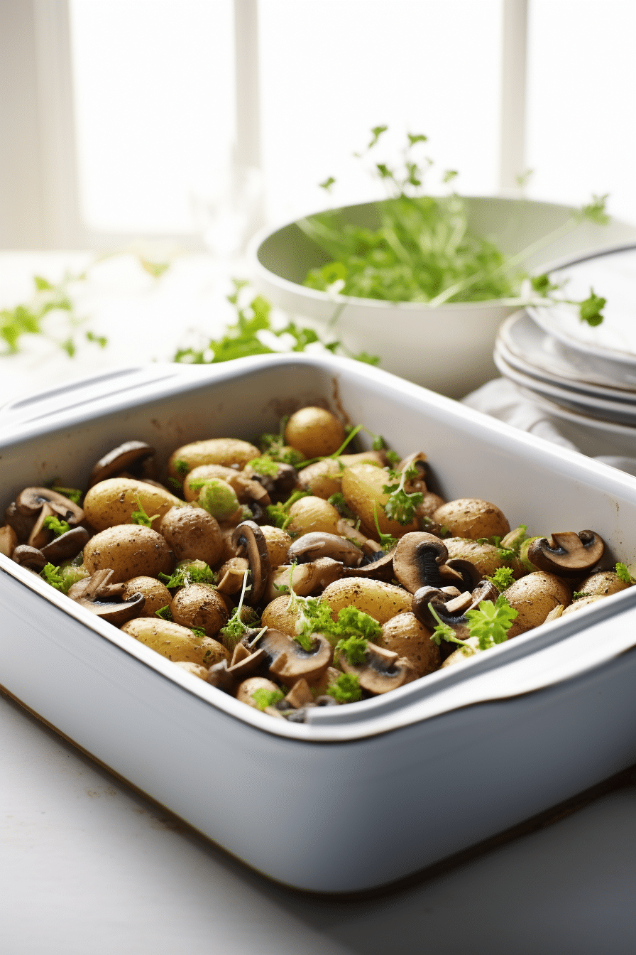 Ingredients for Keto Chestnut and Mushroom Stuffing