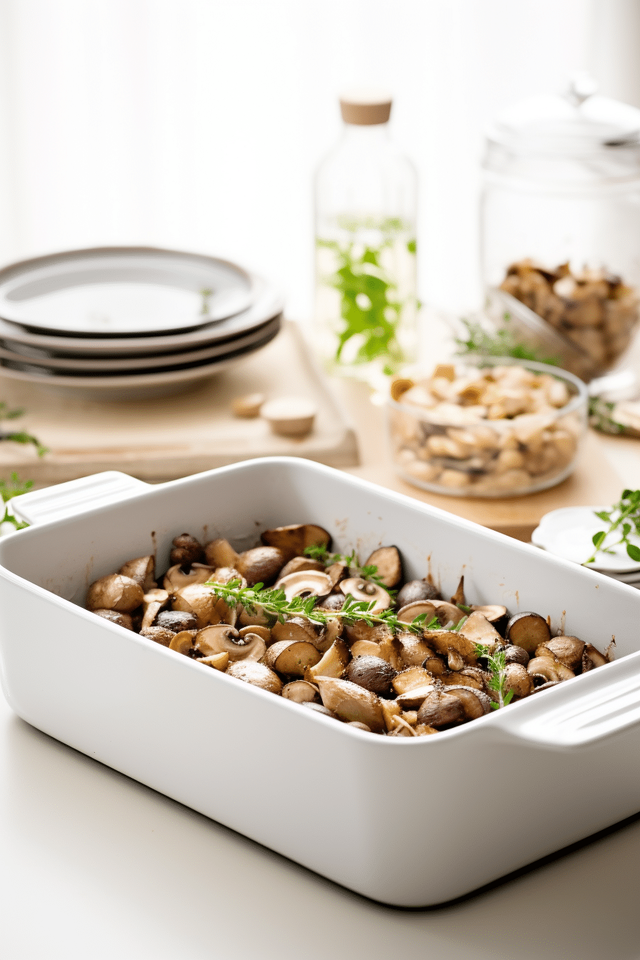 Keto Chestnut and Mushroom Stuffing