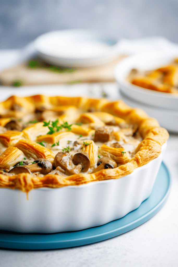 Keto Chicken and Mushroom Pie_001