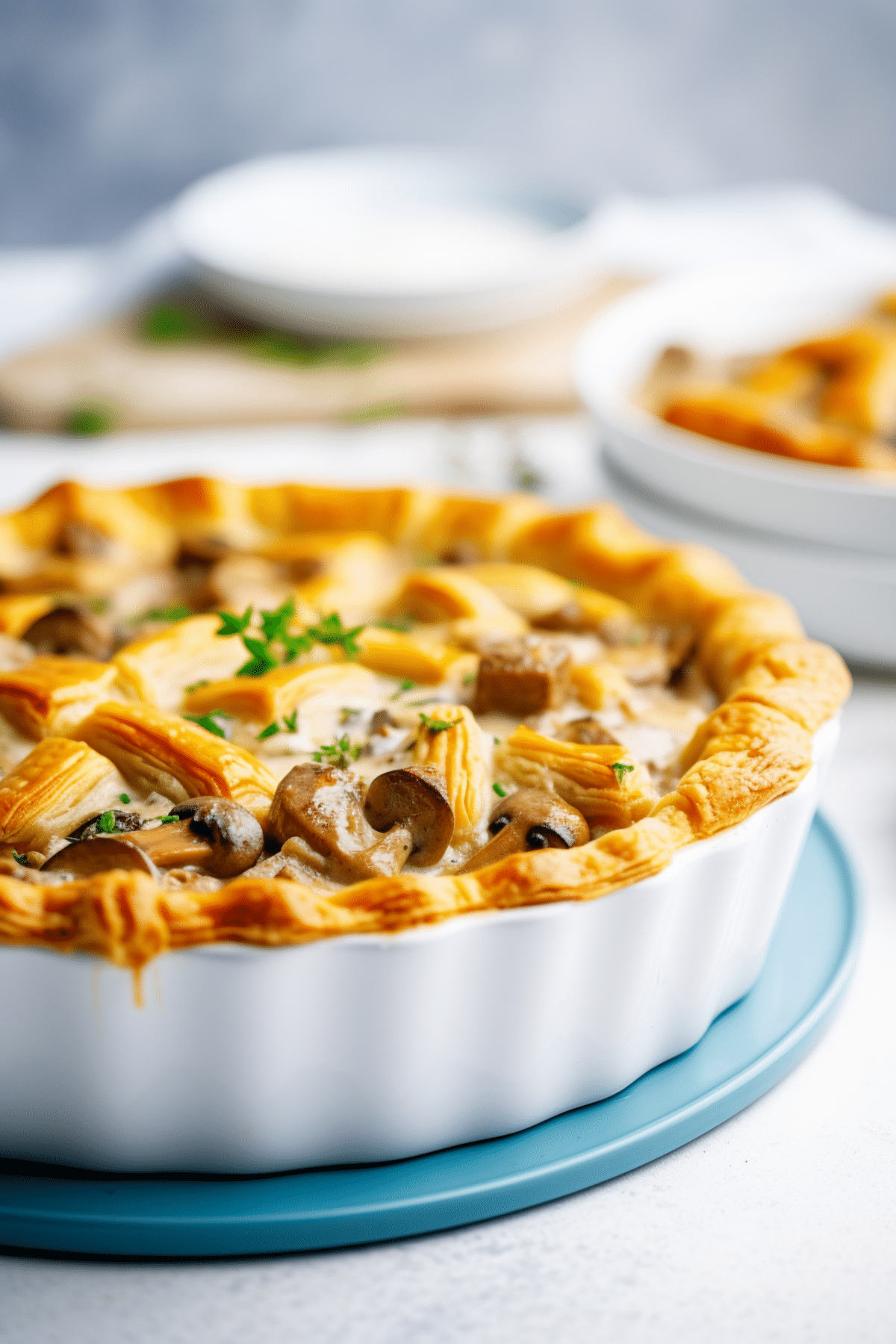 Keto Chicken and Mushroom Pie_001