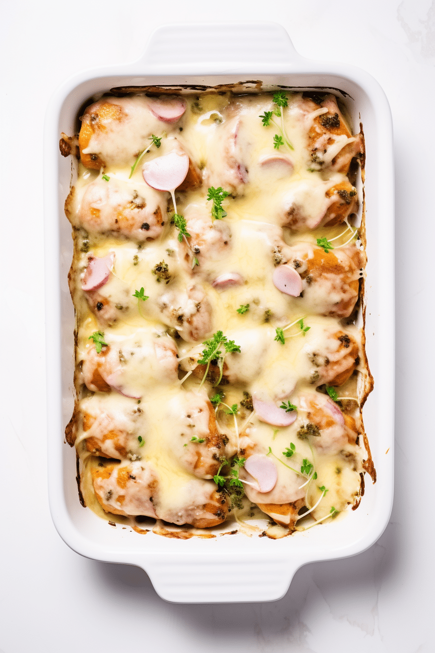 Keto Chicken Cordon Bleu Casserole