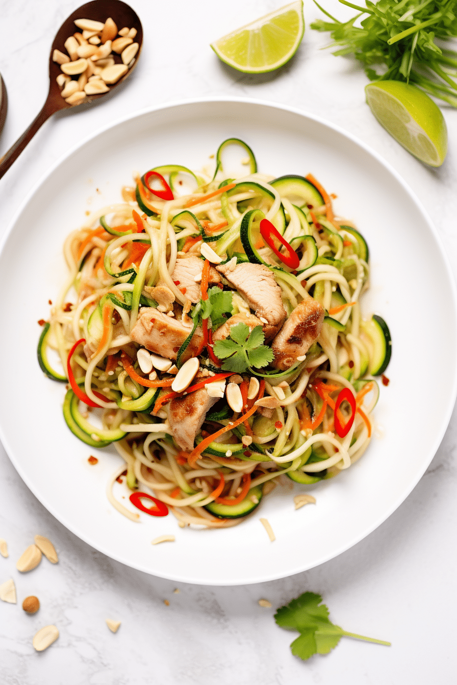 Keto Chicken Pad Thai