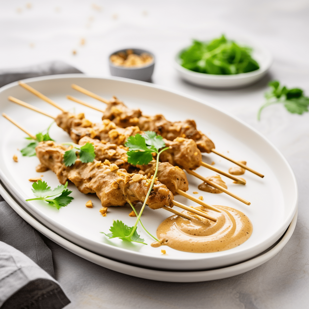 Keto Chicken Satay with Sauce