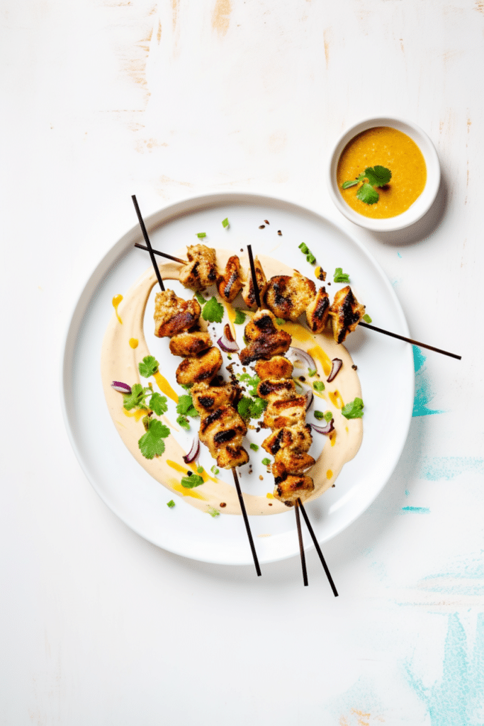 "Scrumptious Keto Chicken Satay with Peanut Sauce A HighProtein, Low