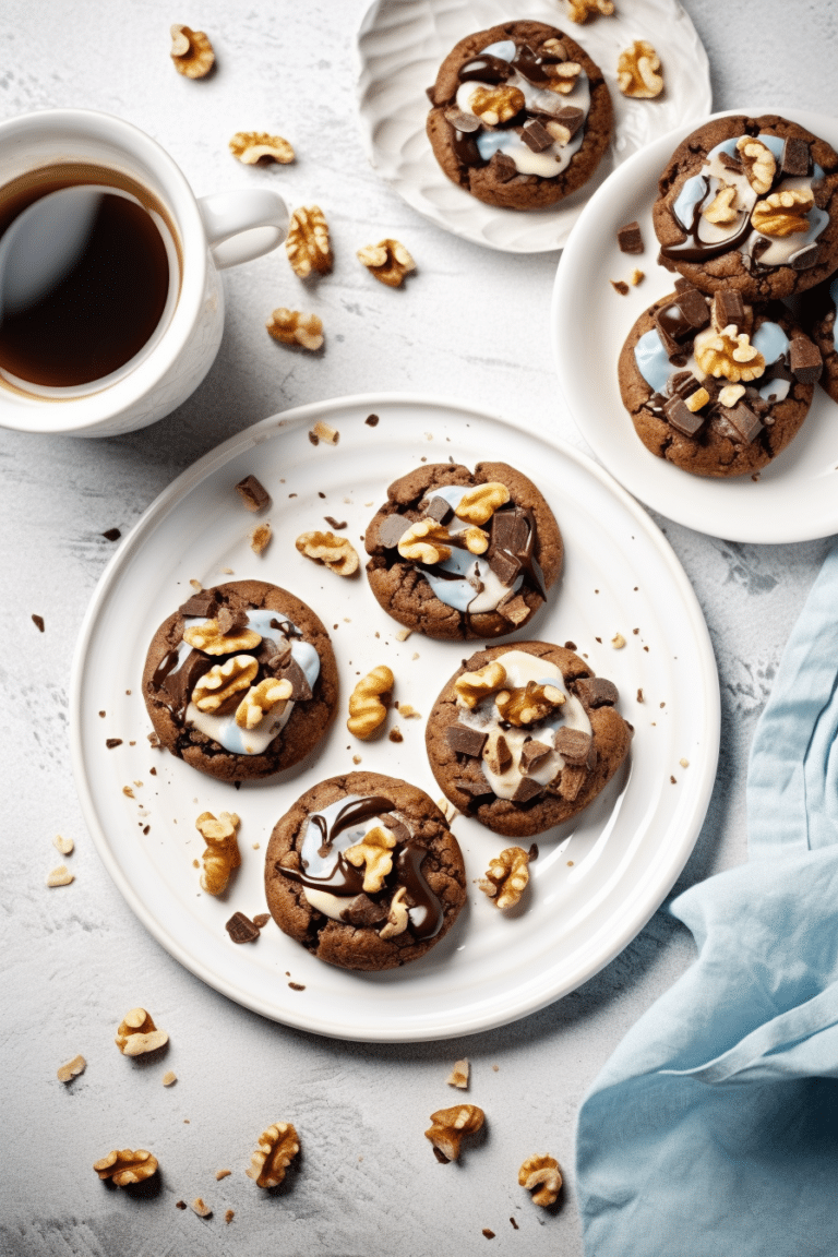 Keto Chocolate Hazelnut Spread Filled Cookies_004