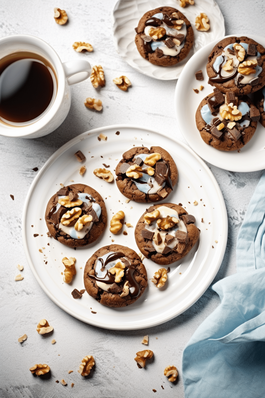 Keto Chocolate Hazelnut Spread Filled Cookies_004