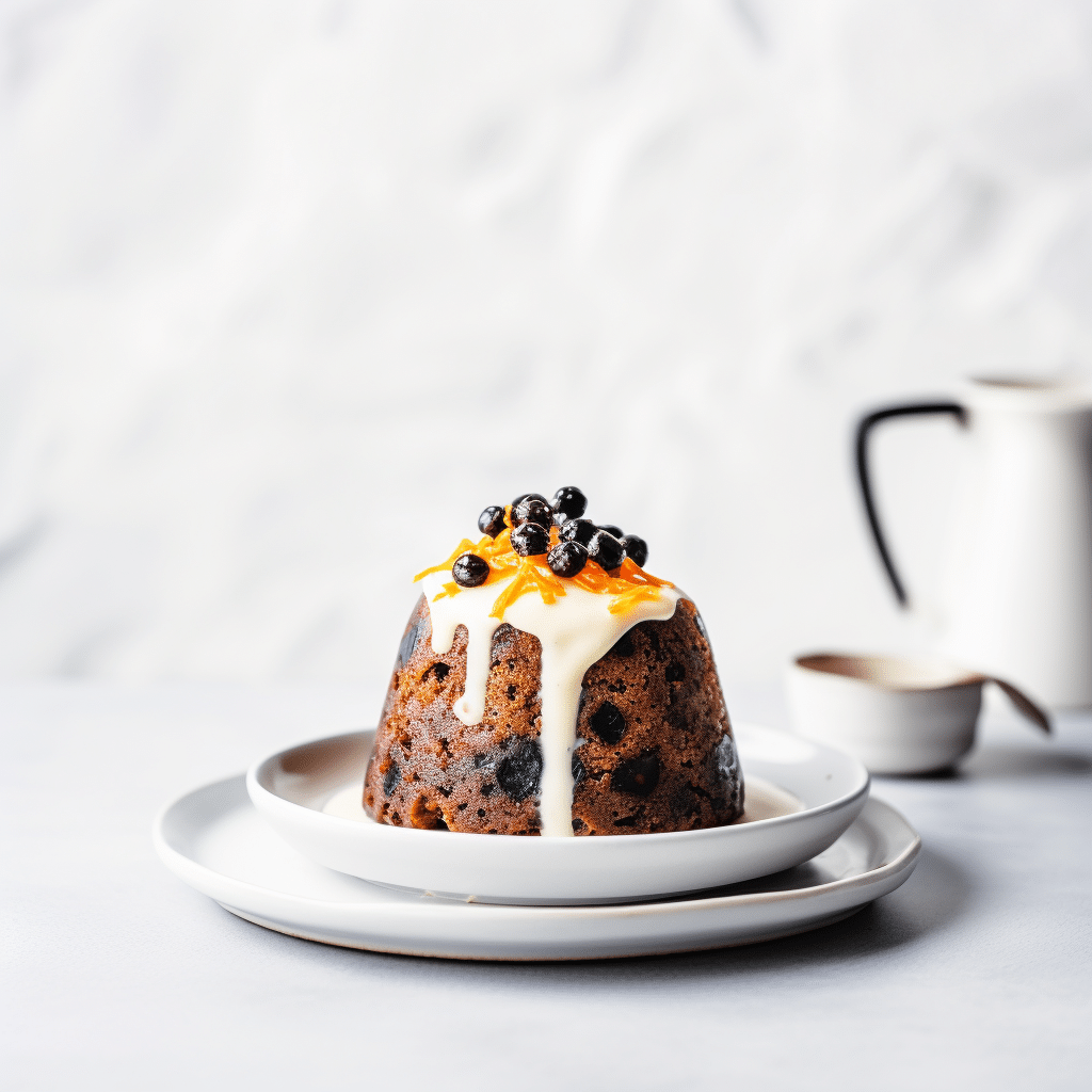 Keto Christmas Pudding Cooking Process