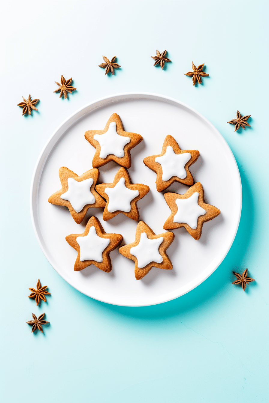 Keto Cinnamon Star Cookies