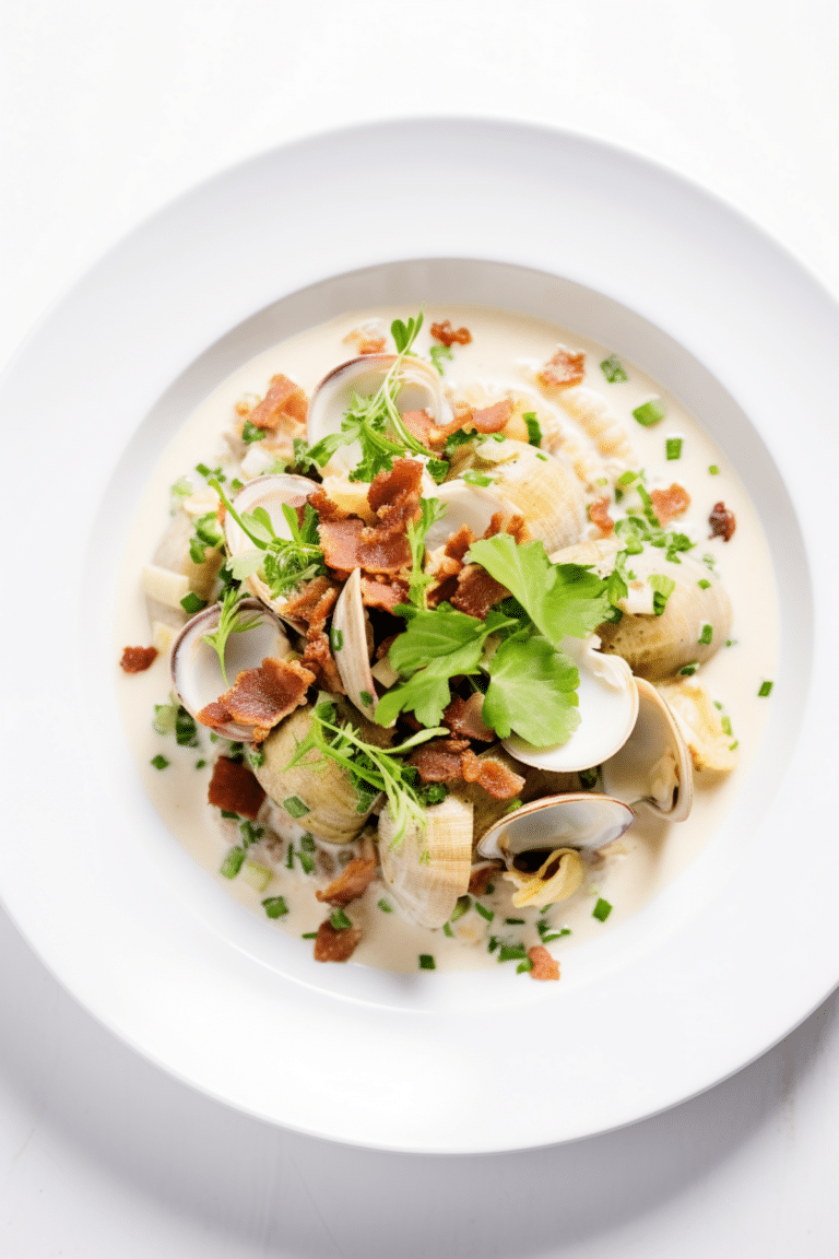 Keto Clam Chowder with Turnips_001
