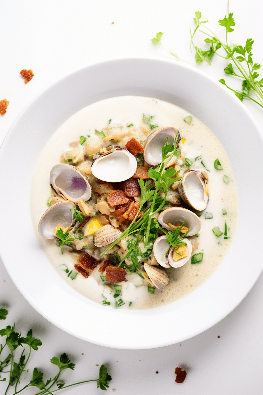 Hearty Keto Clam Chowder Bowl
