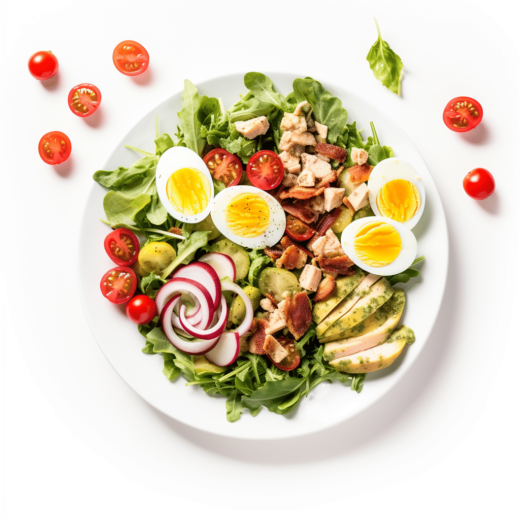 Ingredients for Keto Cobb Salad