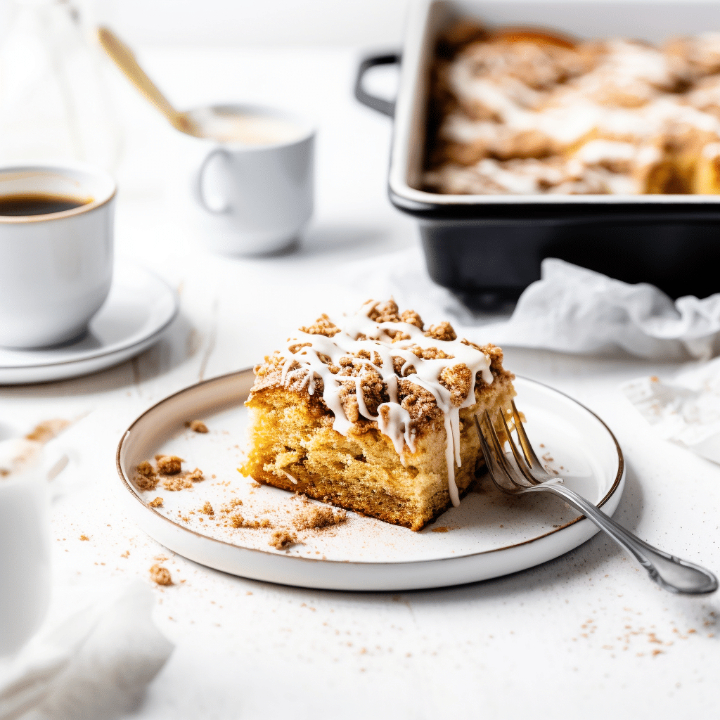 Keto Coffee Cake Ready to Serve