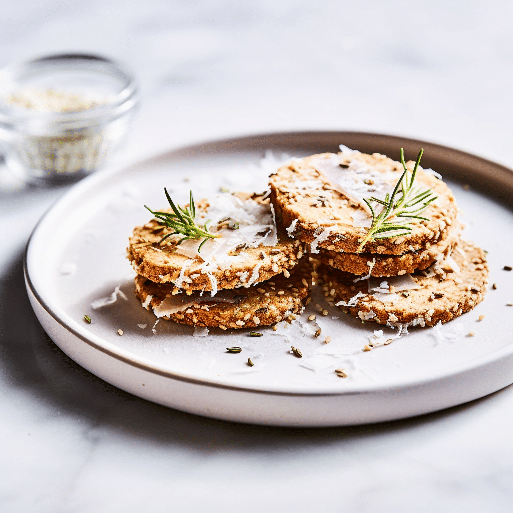 Keto Crackers in the Oven
