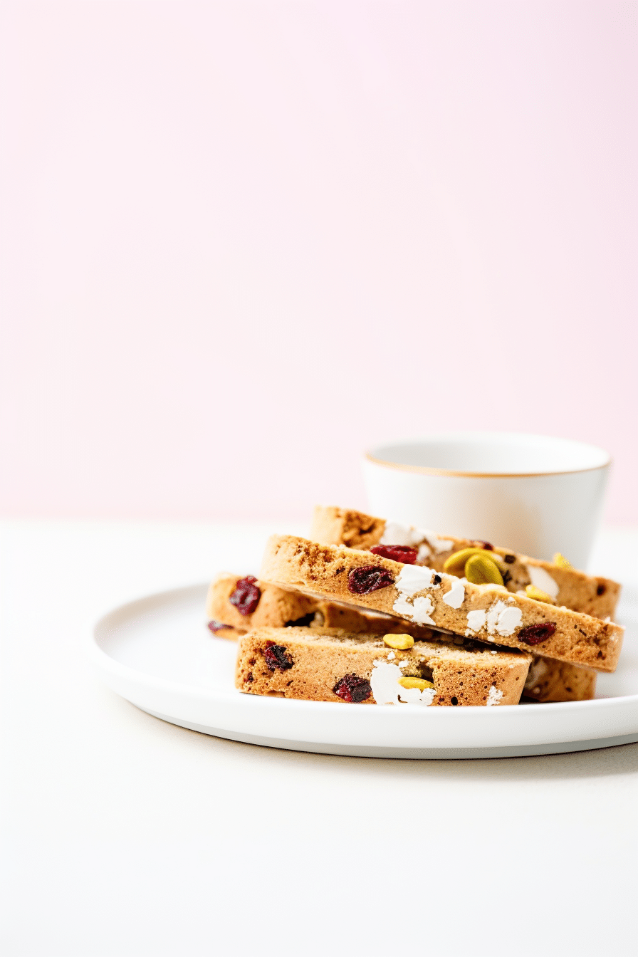 Keto Cranberry and Walnut Biscotti