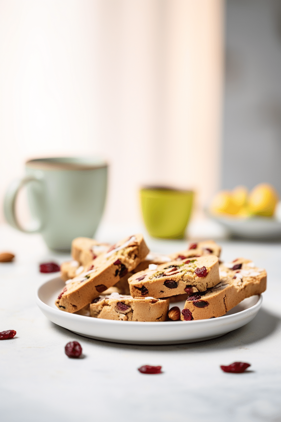 Ingredients for Keto Cranberry and Walnut Biscotti