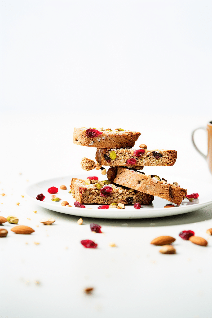 Keto Cranberry and Walnut Biscotti