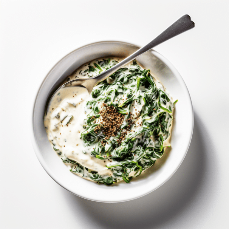 "Quick and Easy Keto Creamed Spinach Recipe High in Flavor, Low in Carbs"