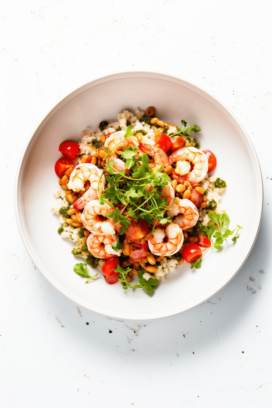 Ingredients for Keto Creole Shrimp and Cauliflower Rice