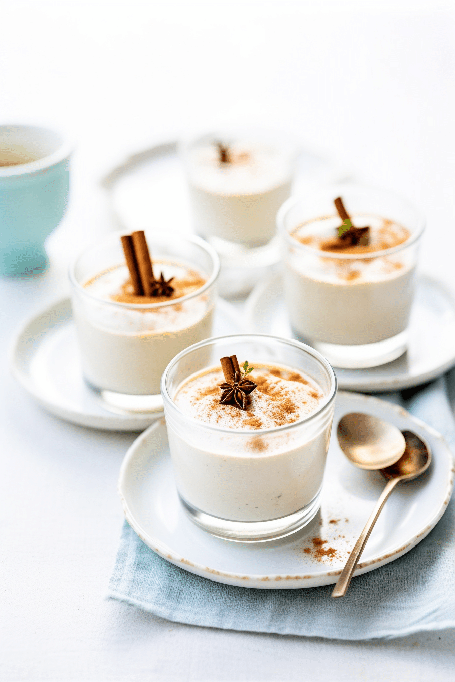 Keto Eggnog Panna Cotta